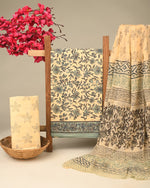 Load image into Gallery viewer, Cotton Suit With Chiffon Dupatta