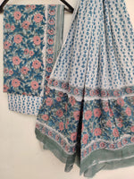 Load image into Gallery viewer, Cotton Suit With Cotton Dupatta