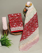 Load image into Gallery viewer, Cotton Suit With Cotton Dupatta