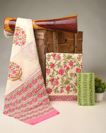 Load image into Gallery viewer, Cotton Suit With Cotton Dupatta