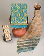 Load image into Gallery viewer, Kota Doriya Dupatta Cotton Suit