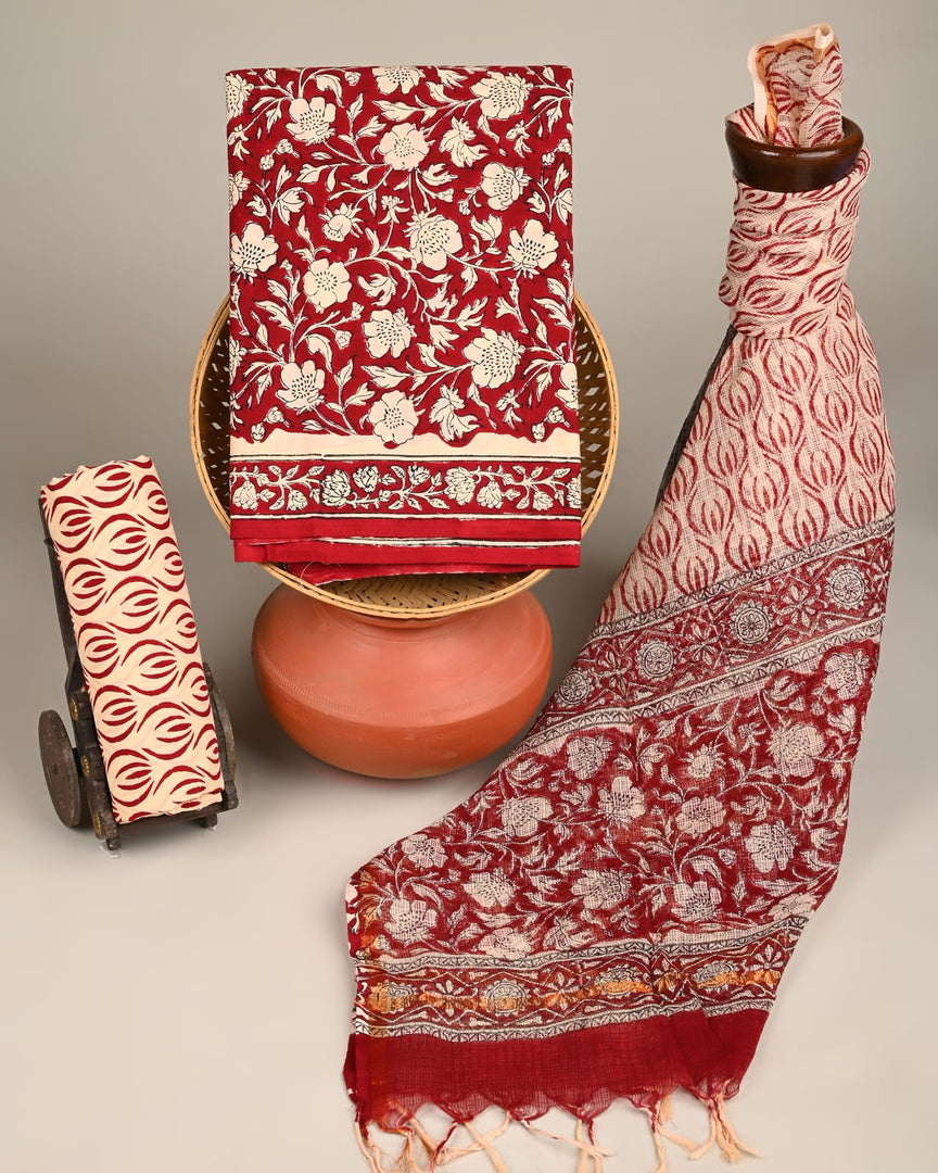 Kota Doriya Dupatta Cotton Suit