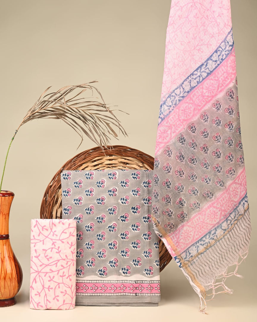 Kota Doriya Dupatta Cotton Suit