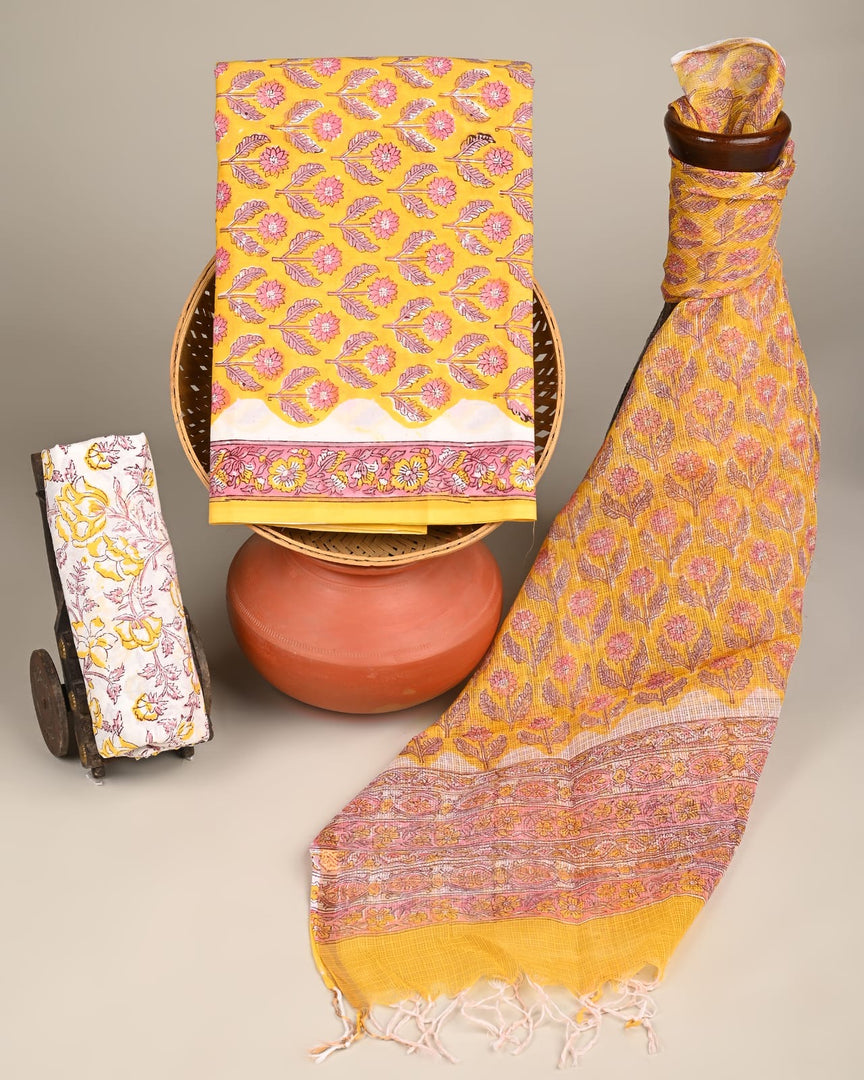 Kota Doriya Dupatta Cotton Suit