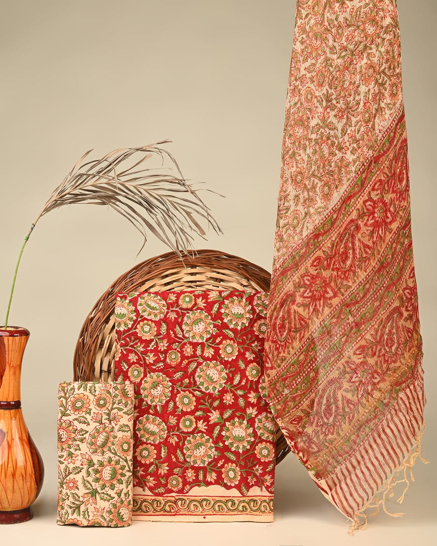 Kota Doriya Dupatta Cotton Suit