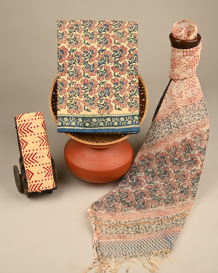 Kota Doriya Dupatta Cotton Suit