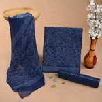 Load image into Gallery viewer, Cotton Suit With Chiffon Dupatta
