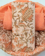 Load image into Gallery viewer, Cotton Suit With Chiffon Dupatta

