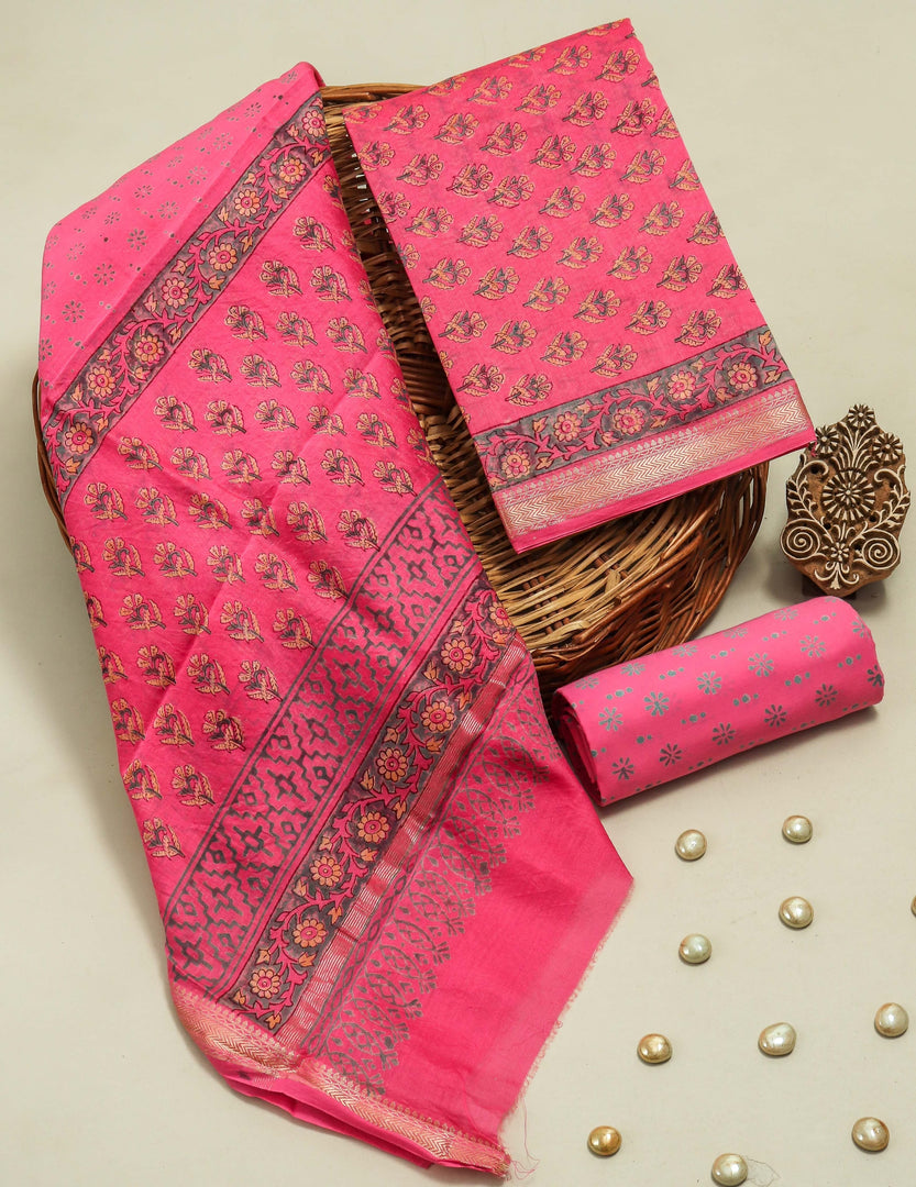 Maheshwari Silk Suit