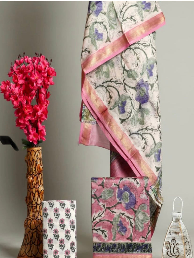 Maheshwari Silk Suit