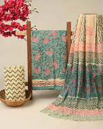 Load image into Gallery viewer, Cotton Suit With Chiffon Dupatta
