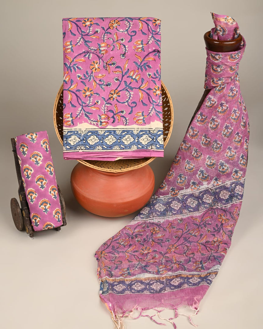 Kota Doriya Dupatta Cotton Suit