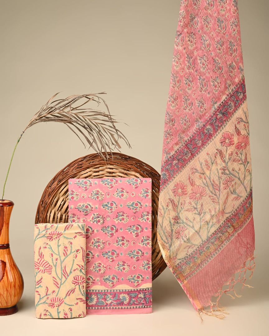 Kota Doriya Dupatta Cotton Suit