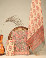 Load image into Gallery viewer, Kota Doriya Dupatta Cotton Suit
