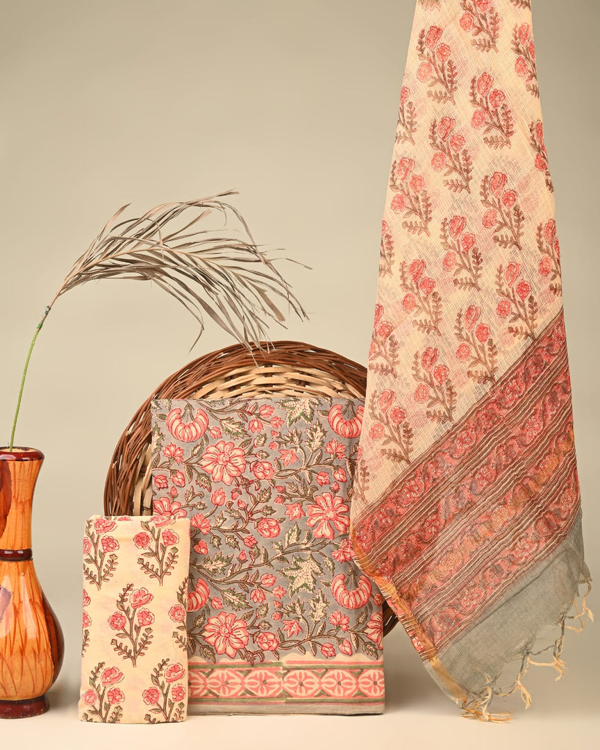 Kota Doriya Dupatta Cotton Suit