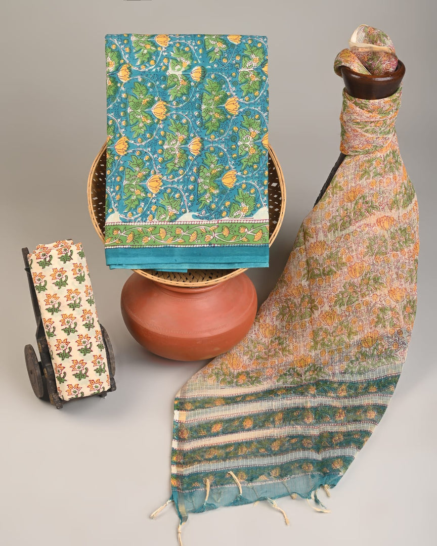Kota Doriya Dupatta Cotton Suit