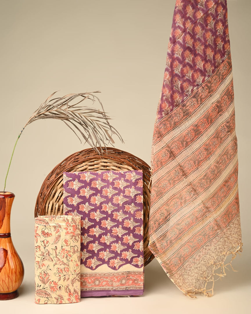 Kota Doriya Dupatta Cotton Suit